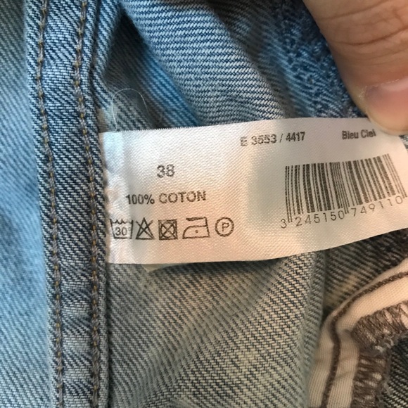 Autre ton Distressed Jean jacket Size 38 - Picture 3 of 7